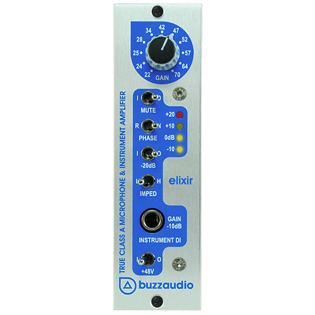 Buzz Audio Elixir 500 Series Mic Preamp Module image 1