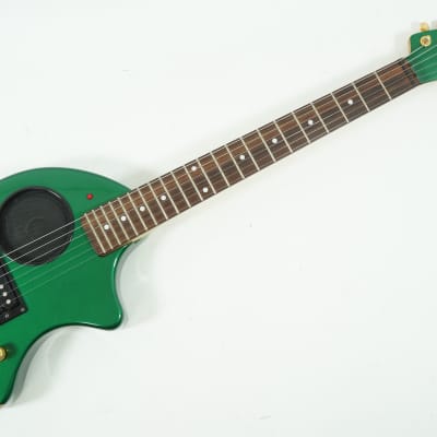 [SALE Ends May 27] Fernandes ZO-3T Green Geitassha NOMAD Tremolo, Distortion Built-in Amp guitar for sale