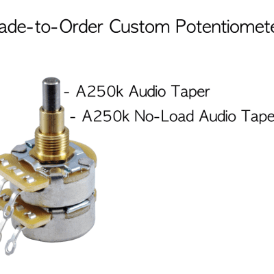 Professional 1 Piece Guitar Bass Dual Pot Stacked Concentric Potentiometer  with Center Detent Musical Accessories in Stock Good