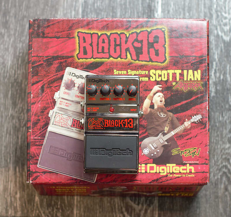 DigiTech デジテック Black-13 Scott Ian DigiTech Black 13 Scott Ian Pedal | zZounds