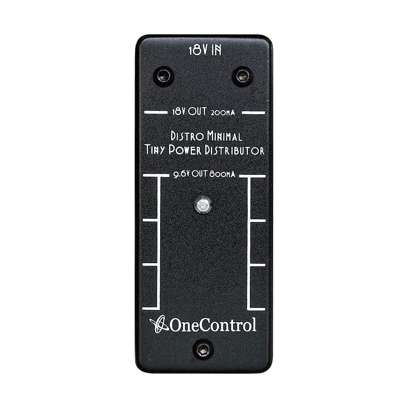 One Control Distro Minimal Pack Ultra-Compact Pedal Board Power Distributor w/Cables image 1