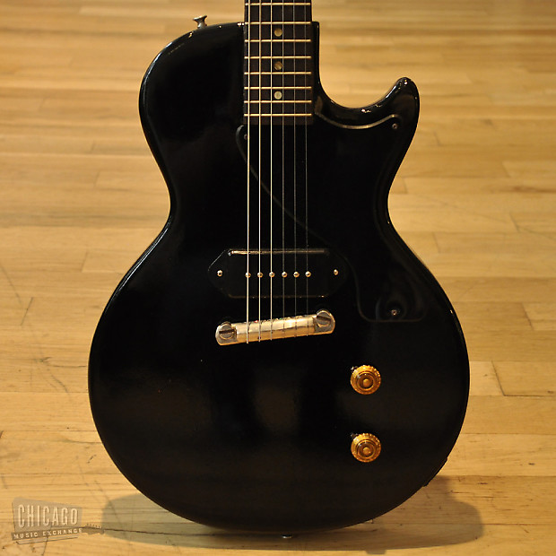 Black les paul clearance jr