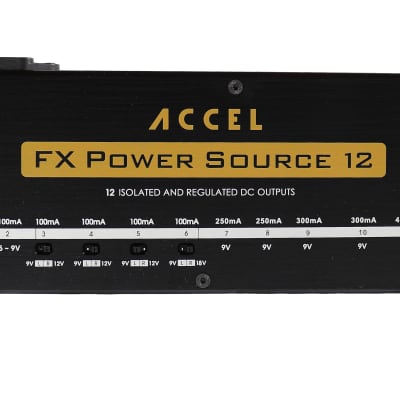 FX Power Source 12 Guitar Effects Isolated Outputs Pedal Board Power Supply image 1