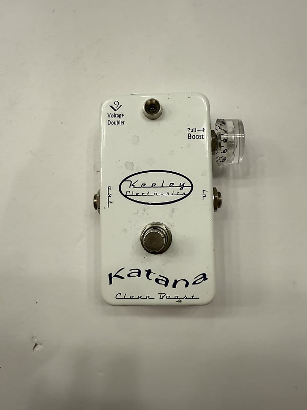 コレクション級！Keeley Katana Clean Boost v1 初期型 Katana Clean Boost Throwback White Edition - Keeley