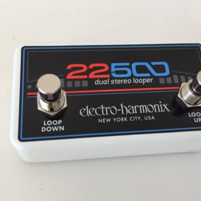 EHX Electro-Harmonix Electro-Harmonix 22500 Dual Stereo Looper Pedal & FSW w/ Original box & paperwork image 6