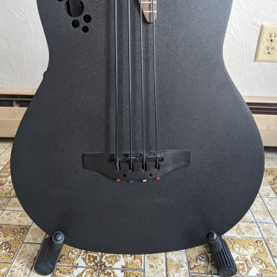 Ovation Elite TX - 4-String Bass - Satin Black for sale