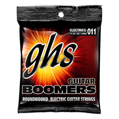GHS GBM Boomers 6-String Medium Electric Guitar Strings for sale