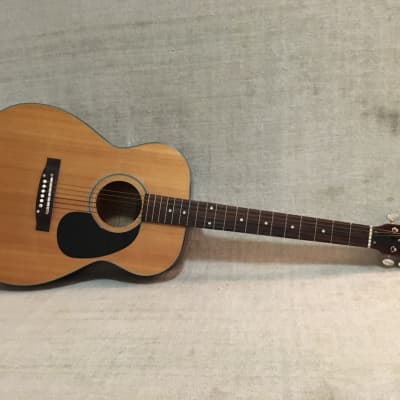 Maya F301 Acoustic Guitar 1970's Natural | Reverb