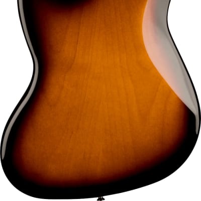 Open Box Fender Gold Foil Jazz Bass 2-Color Sunburst w/bag image 3