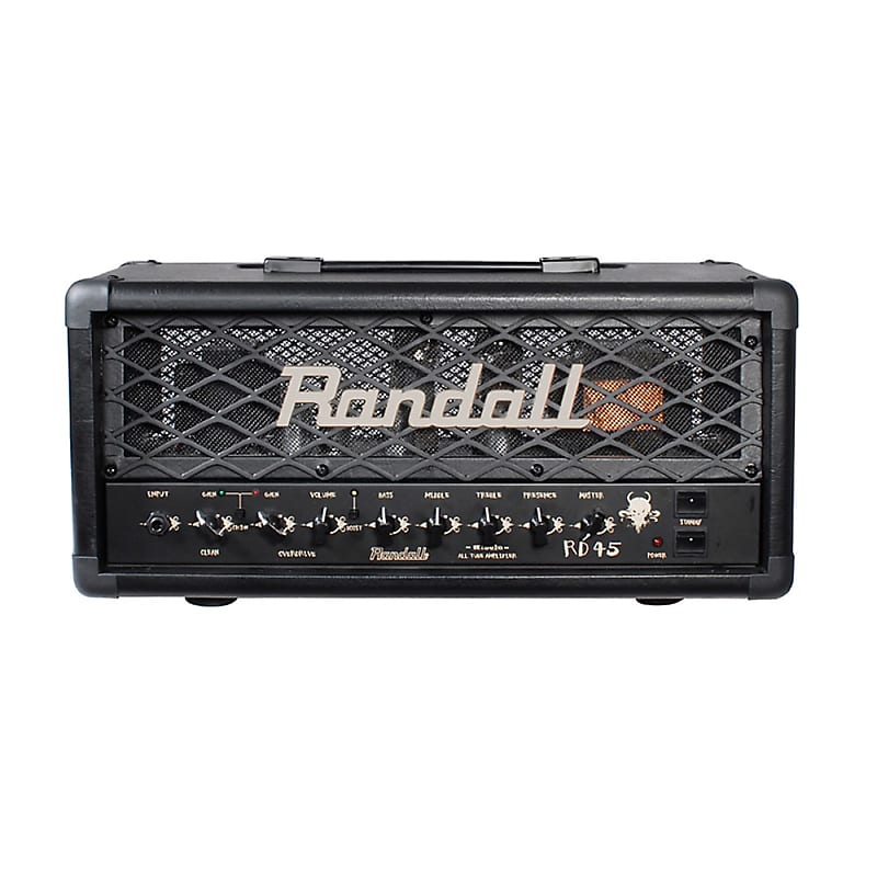 Randall RD45H Diavlo 45W Tube Guitar Head Black image 1