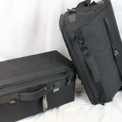 NEW Black Fuselli Jet Set Soft Case Gig Bag for Accordion XL 22" x 21.5" x 10" fits Full Size 120 Bass and Extended Key image 7
