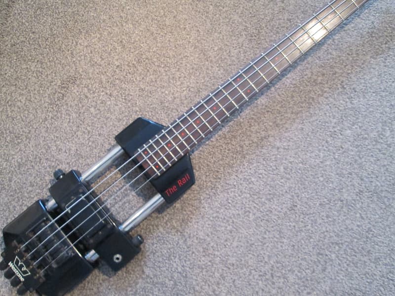 Westone ''The Rail'' headless bass 1985 black | Reverb