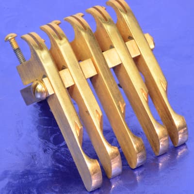 Oettinger Style 5 String Banjo Tailpiece Gold New Old Stock