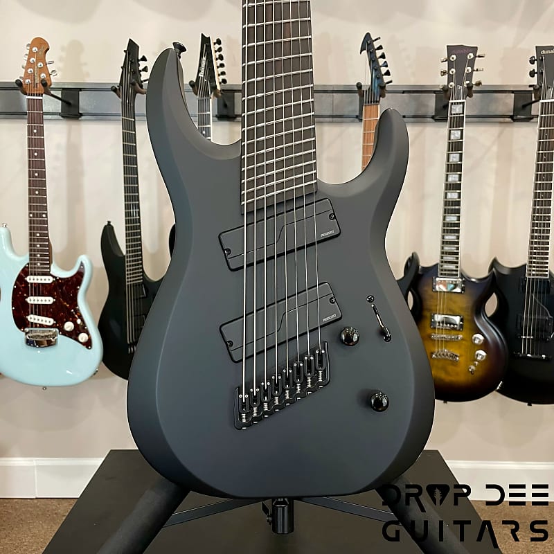 Jackson Concept Series Limited Edition DK Modern MDK HT8 MS Electric Guitar  w/ Case-Satin Black