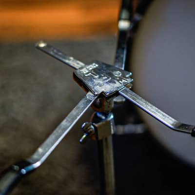 Ludwig Club Date 1966 Drum Set w/ 1968 Blue Note Floor Tom – Vintage Players Kit – Excellent Setup w/ Vintage Hardware image 12