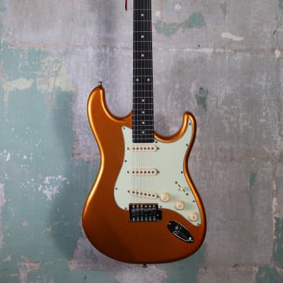 Mint Tagima TG-500 Electric Guitar - Metallic / Gold Yellow Finish image 1