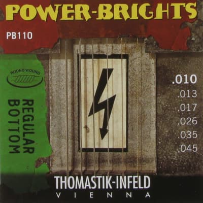 Thomastik Infeld PB110 Power-Brights Electric Guitar Strings 10-45 image 1