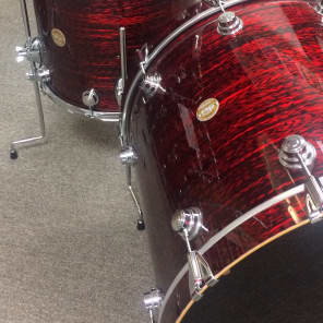 DW 20x24, 10x13, 16x16 Collector's Series drum set  2007 Red Onyx image 9