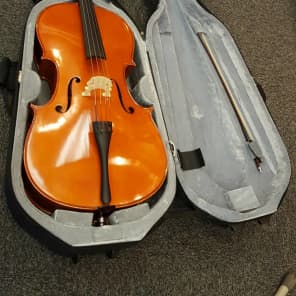 これ以上の値下げはありません　たのめる便　YAMAHA VC5　チェロ 3/4 Yamaha VC5 4/4 Cello w/Bow, Case And Stand | Reverb