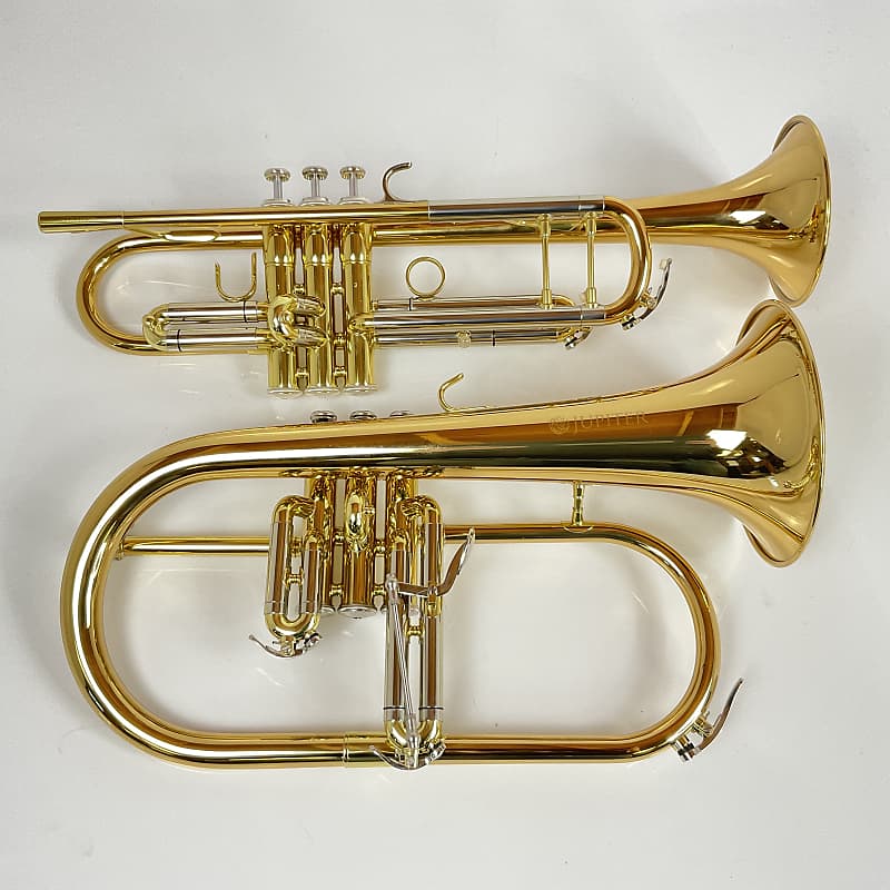 *Special Promotion* Demo Jupiter JTR1110R Bb Trumpet and Jupiter JFH1100 Bb Flugelhorn Combo image 1