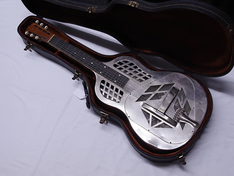 National 1929 Tricone square-neck resonator Guitar w/ case - VINTAGE image 1
