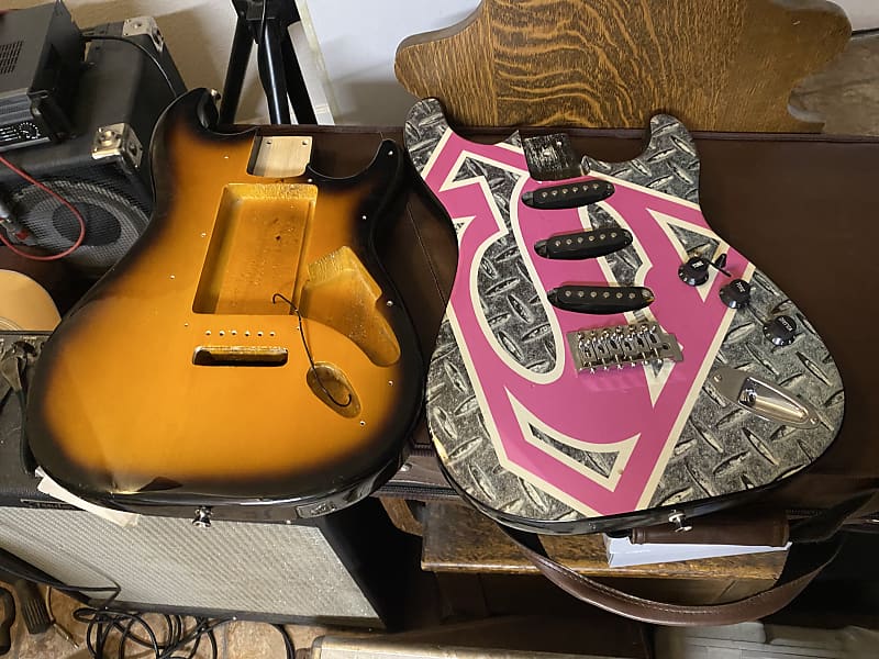 2 BEAUTIFUL ELECTRIC GUITAR BODIES Reverb