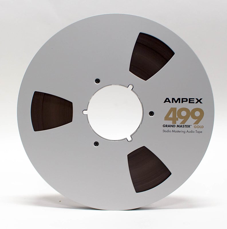 Ampex 499 Grand Master Gold 10-1/2 x 1/2 Studio Mastering Tape