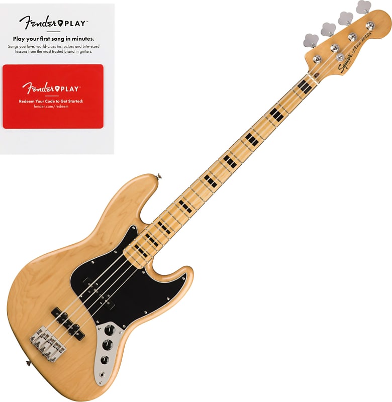 Squier classic vibe 70s jazz bass natural outlet