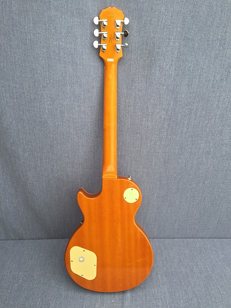 2003 Epiphone Les Paul Standard Amber Burst Flame Top made 2003 Epiphone Les Paul Standard Amber Burst Flame Top made