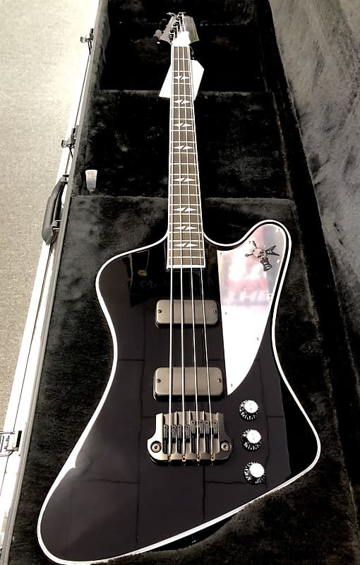 Gibson Gene Simmons G2 Thunderbird Bass, Ebony with Case image 1
