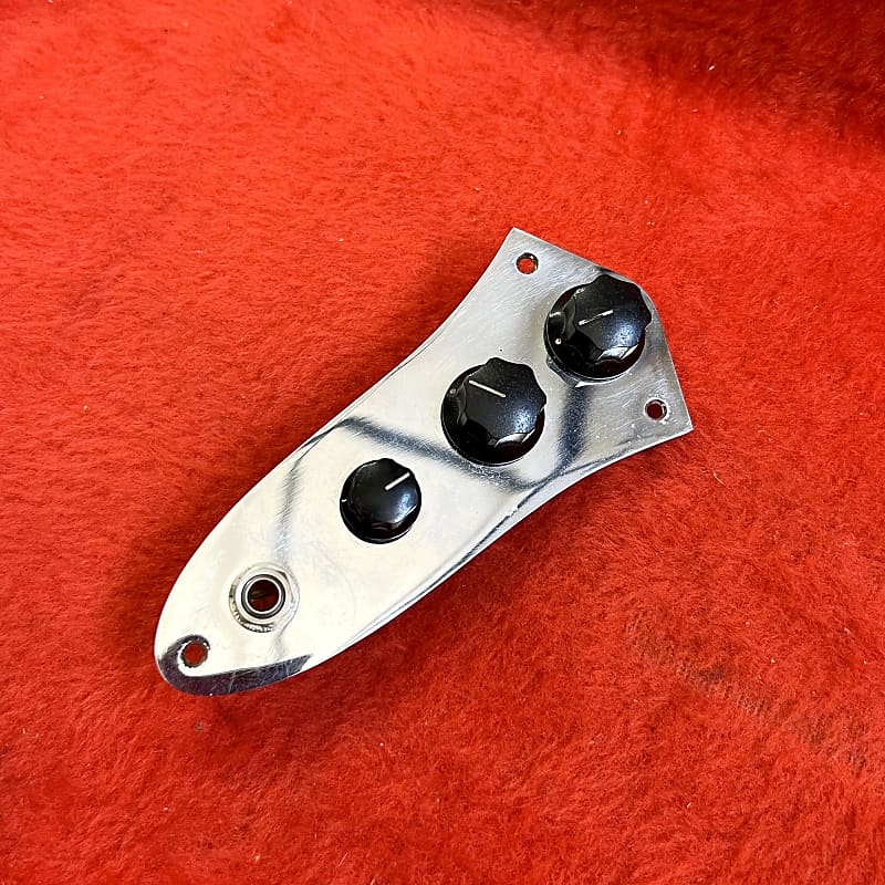 Fender Jazz bass control plate pots wiring harness 1976 Reverb