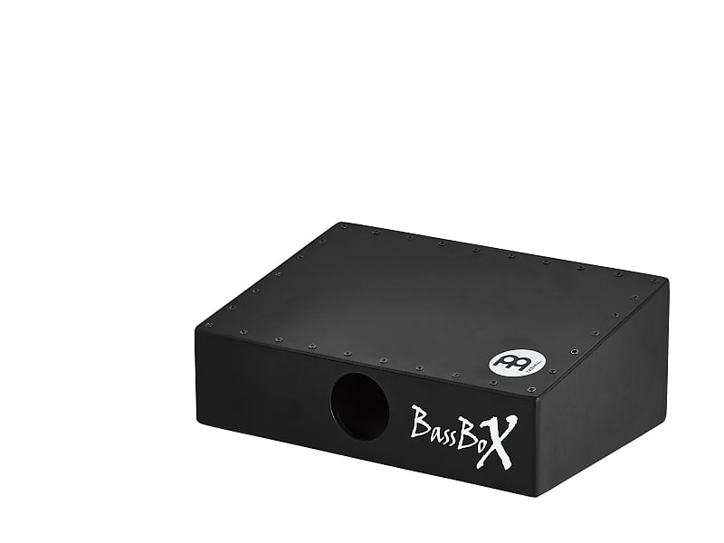 Meinl Percussion BASSBOX Acoustic Stomp Box with L-Shaped Beater, Black (VIDEO) image 1