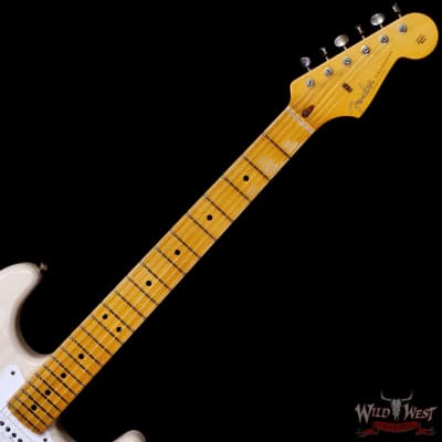 Fender Custom Shop Eric Clapton Signature Stratocaster Maple Fingerboard Journeyman Relic Aged White Blonde 8.05 LBS image 4