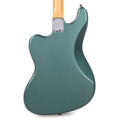 Fender Custom Shop Bass VI Journeyman Relic Aged Sherwood Green Metallic (Serial #CZ574515) image 3