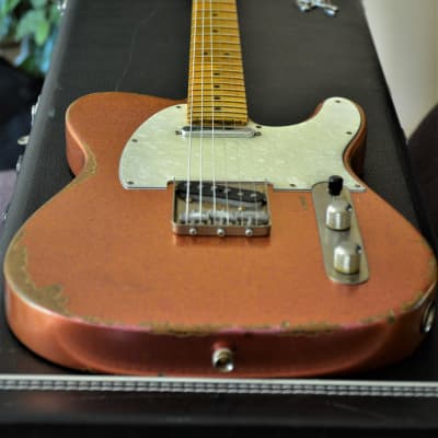 American Custom Fender Telecaster Relic Pink Sparkle CS Texas Specials image 10