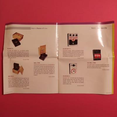 Electro-Harmonix Mini Q-Tron w/wooden box, catalog, 3.5mm converter & sticker image 12