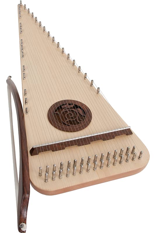 Roosebeck PSRARR Alto Rounded Psaltery Right-Handed w/Psaltery Bow, Tuning Tool & Rosin image 1