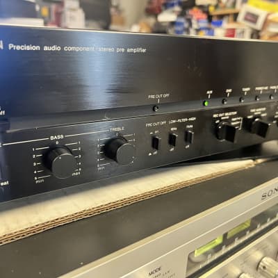 Vintage Denon PRA-1000 (Black 1983) Premium stereo pre