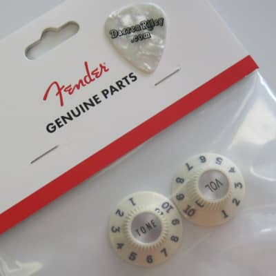 Fender American Vintage 65 Jazzmaster Witch Hat Knobs set of 2 0992086000 image 1