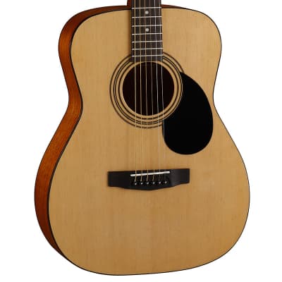 Cort AF510 Folk Acoustic Guitar With Gig Bag - Open Pore image 2