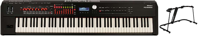 Roland RD-2000 88-key Stage Piano Bundle With Roland KS-G8B | Reverb