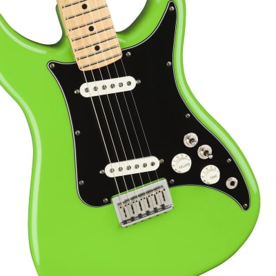 Fender Player Lead II Electric Guitar (Neon Green, Maple Fretboard) (BZZ) image 6