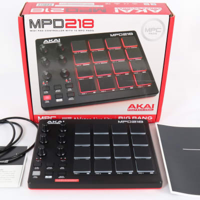 Akai Professional MPD218 MIDI Pad Controller With 16 MPC Pads | Reverb