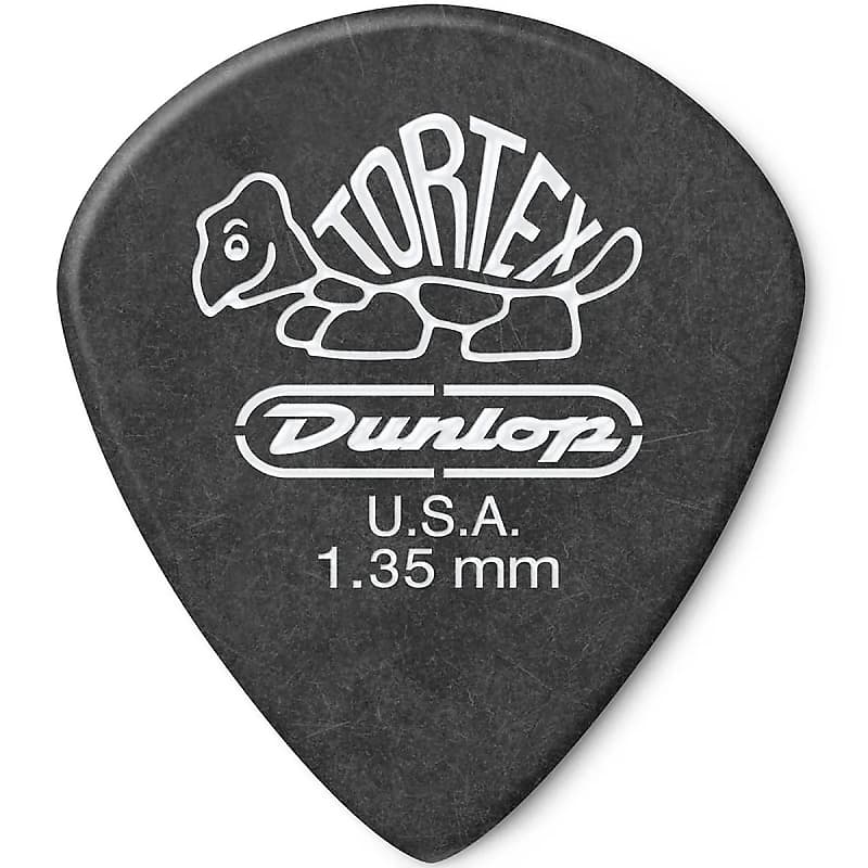 Dunlop 498P135 Tortex Jazz III XL 1.35mm Guitar Picks (12-Pack) image 1
