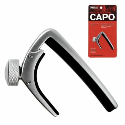 D'Addario NS Capo Pro.Silver Finish.For Acoustic & Electrics. P/No:- PW CP 02S image 1