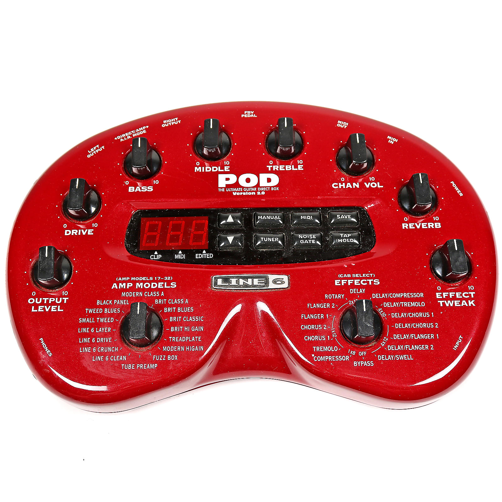 Line 6 POD 2.0 Multi-Effect and Amp Modeler | Reverb Canada