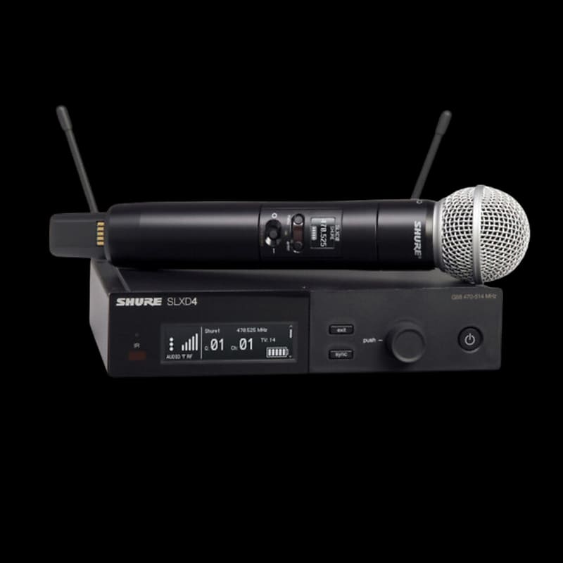 Shure SLXD24/SM58 Digital Wireless Handheld Microphone System | Reverb