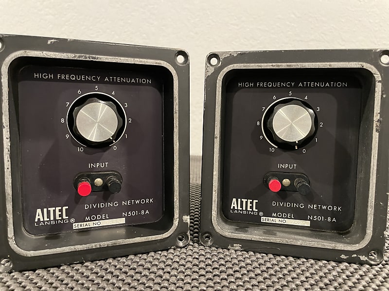 Pair Altec Lansing store N501-8A Crossovers Dividing Network ~ Theater Speaker VOTT