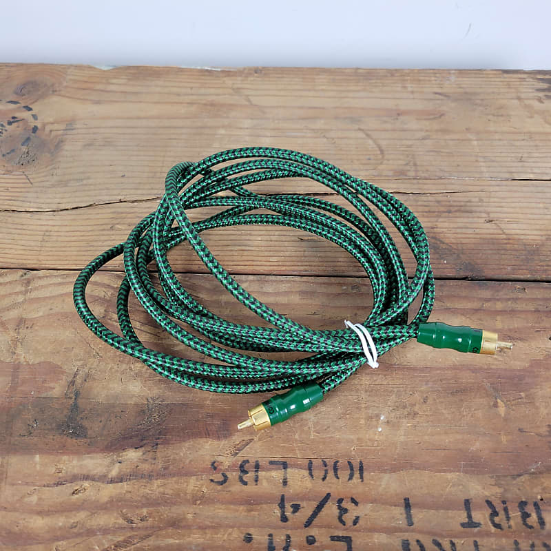 AudioQuest 10' Copperhead RCA Cable Green Reverb