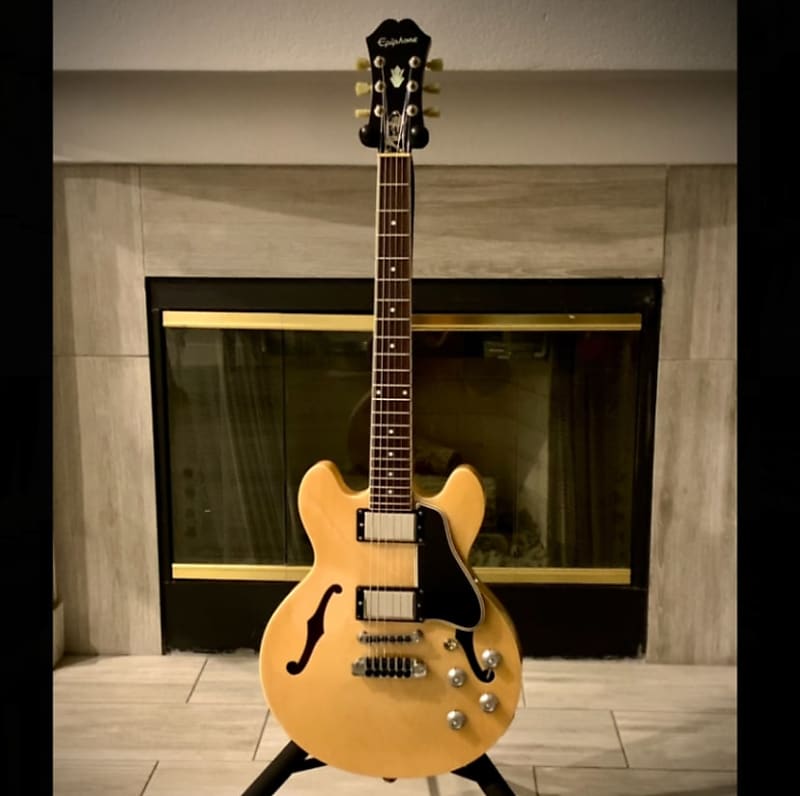 Epiphone ES-339 Custom 2013 - Natural | Reverb